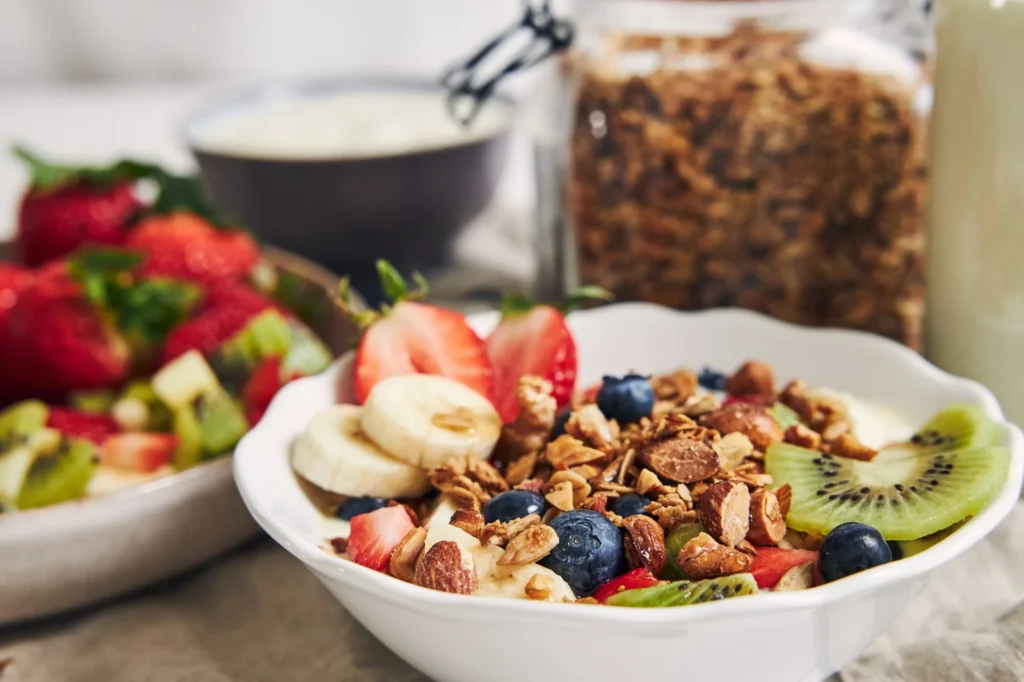 Nutrients rich breakfast bowl